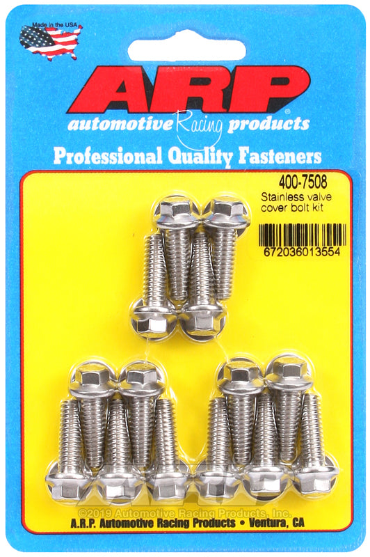 ARP SS valve cover bolt kit
