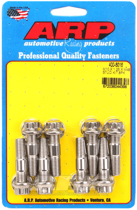 ARP M10 X 1.25 X 48mm broached stud kit 8pcs