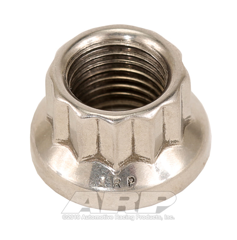 ARP M12 X 1.25 (M14 wr) SS 12pt nut kit
