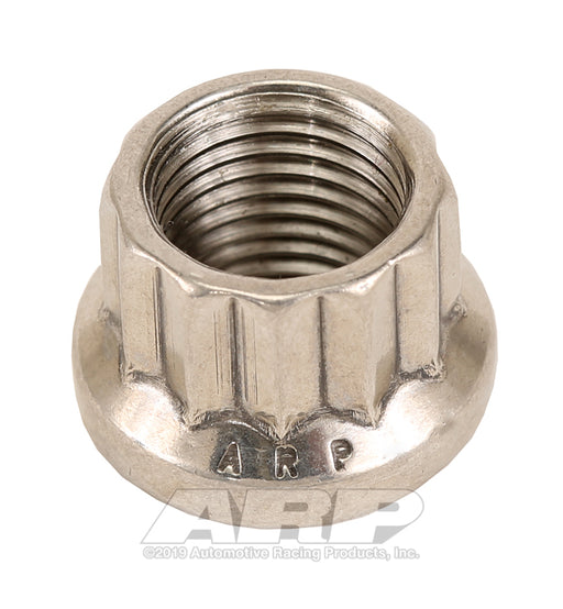 ARP M12 X 1.25 (.750 collar) SS 12pt nut kit