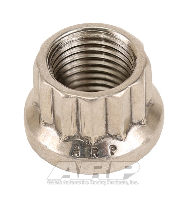 ARP M12 X 1.25 (.750 collar) SS 12pt nut kit