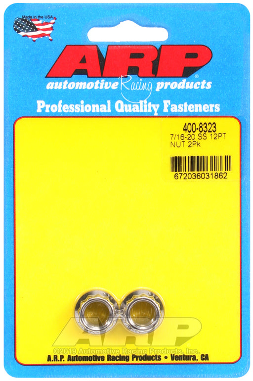 ARP 7/16-20 SS 12pt nut kit