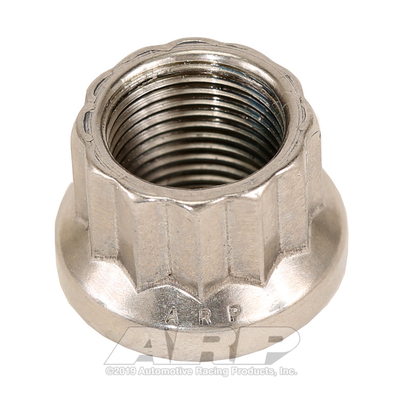 ARP M12 X 1.00 (M14 wr) SS 12pt nut kit