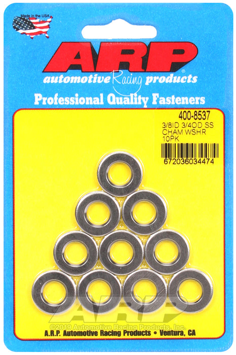 ARP 3/8ID 3/4OD SS washers