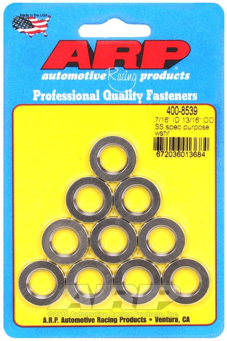 ARP 7/16ID 13/16OD SS washers