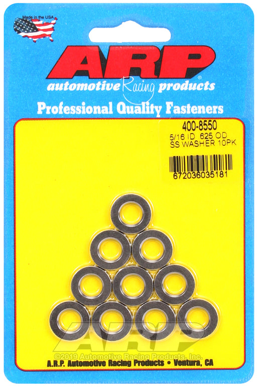 ARP 5/16ID .625OD SS washers
