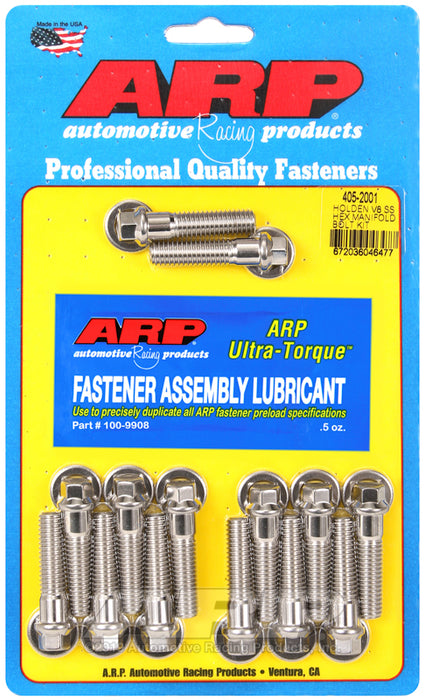ARP Holden V8 SS hex manifold bolt kit