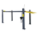 Two-post car lift on a white background