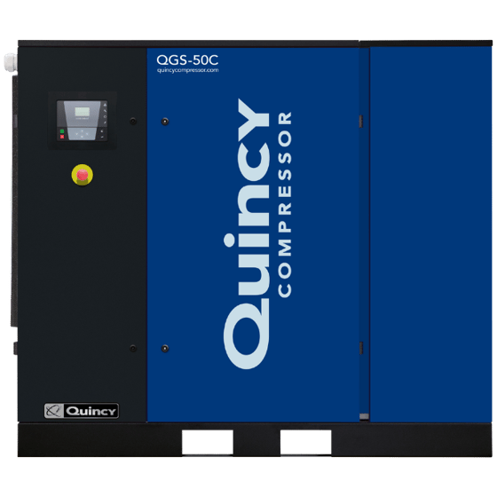 Quincy 4152016908 50HP gal vertical single-stage electric air compressor