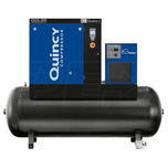 Quincy QGS 20S-HP 132-Gallon Rotary Screw Value Package Air Compressor w/ Dryer (208-230/460V 3-Phase)