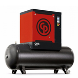 CHICAGO PNEUMATIC QRS10HP-150 10 HP 150 PSI 132 GALLON ROTARY SCREW AIR COMPRESSOR