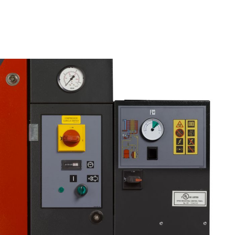 CHICAGO PNEUMATIC QRS5.0HPD-3 5 HP 208-230/460 VOLT THREE PHASE ROTARY SCREW AIR COMPRESSOR WITH DRYER