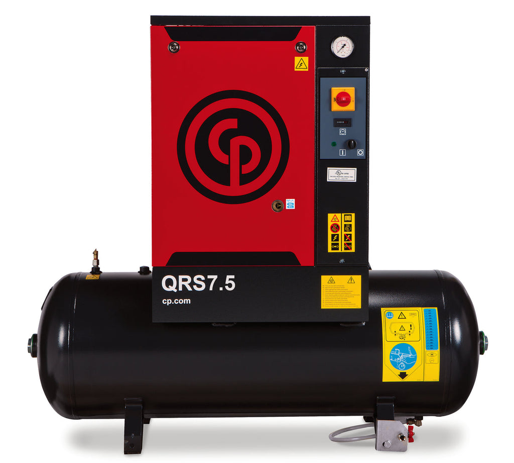 Chicago Pneumatic QRS7.5HP-3 8HP 60gal horizontal single-stage electric air compressor
