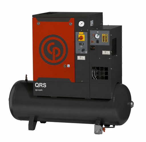 Chicago Pneumatic QRS 5 TMD-1 5HP 60gal horizontal single-stage electric air compressor