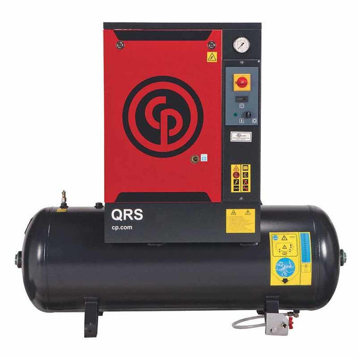 Chicago Pneumatic QRS 7.5 TM-1 8HP 60gal horizontal single-stage electric air compressor