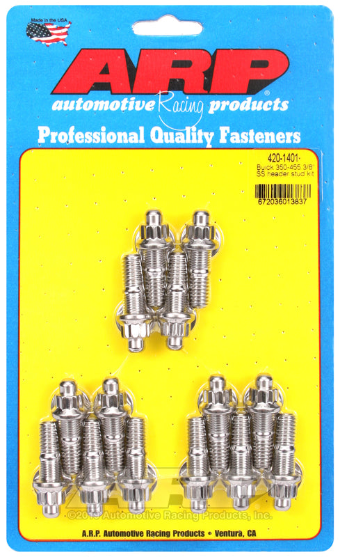 ARP Buick 350-455 3/8" SS header stud kit
