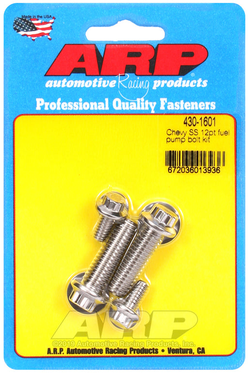 ARP Chevy SS 12pt fuel pump bolt kit