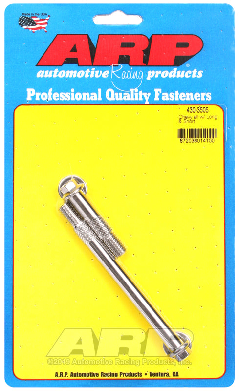 ARP Chevy 3/8 X 1.975/4.660" hex SS pro stock starter bolt kit