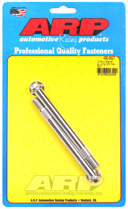 ARP GM 3/8 X 4.660" hex SS starter bolt kit