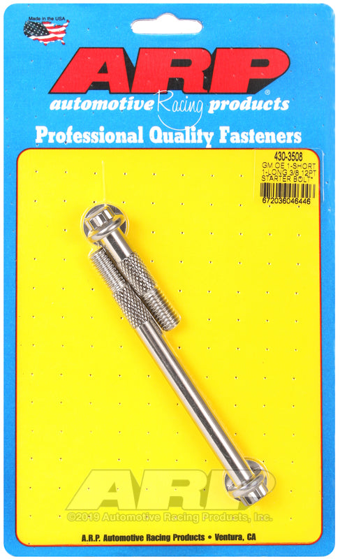 ARP GM 3/8 X 1.975/4.660" 12pt SS starter bolt kit