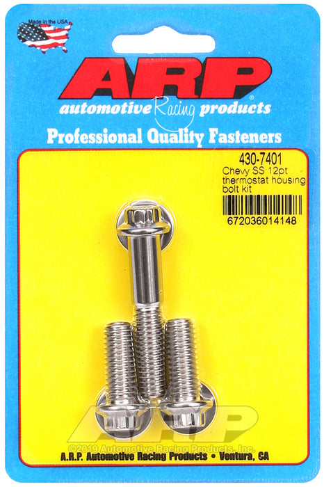 ARP Chevy SS 12pt thermostat housing bolt kit
