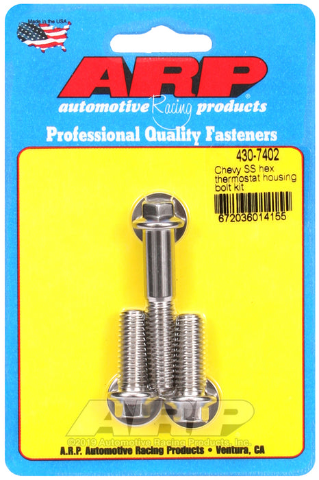 ARP Chevy SS hex thermostat housing bolt kit