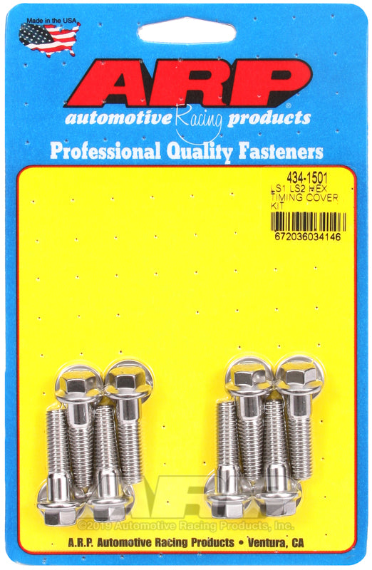 ARP LS1 LS2 SS hex timing cover bolt kit