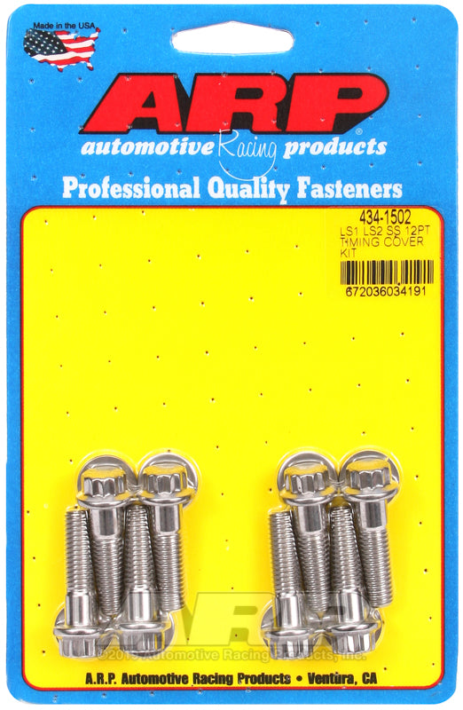 ARP LS1 LS2 SS 12pt timing cover bolt kit