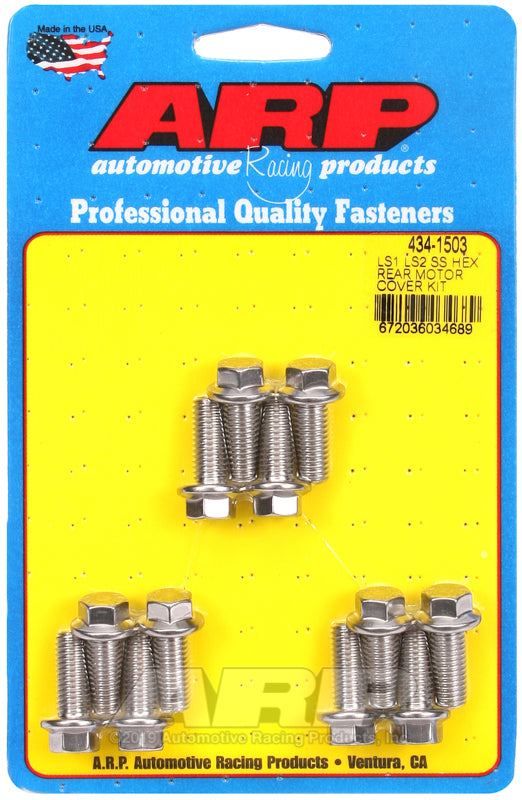ARP LS1 LS2 SS hex rear motor cover bolt kit