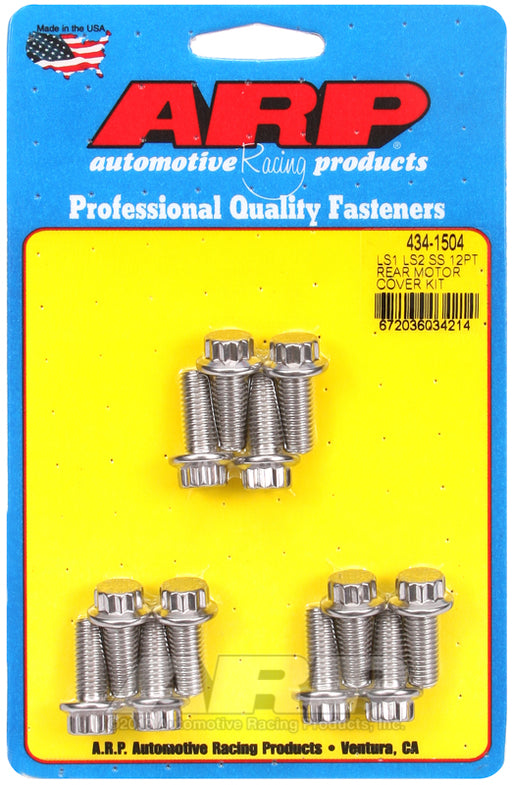 ARP LS1 LS2 SS 12pt rear motor cover bolt kit