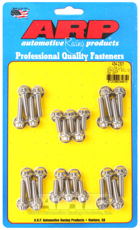 ARP LS1 LS2 SS 12pt coil bracket bolt kit