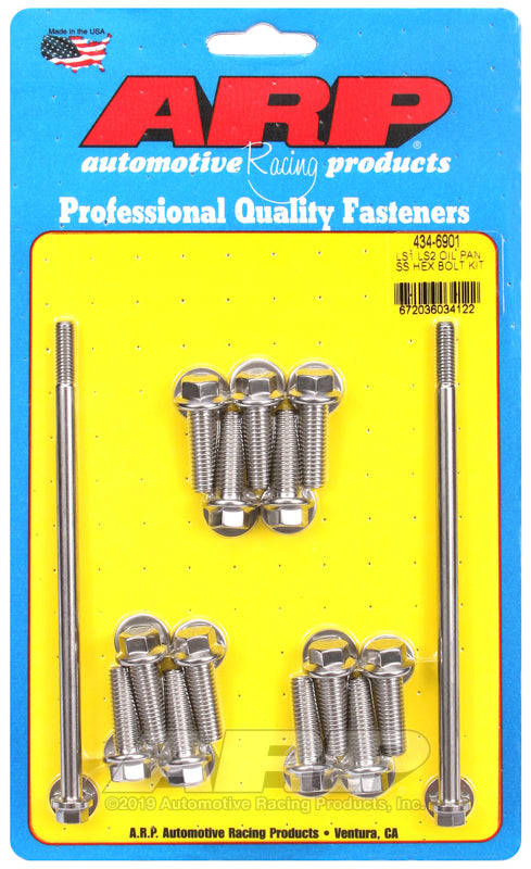 ARP LS1 LS2 SS hex oil pan bolt kit
