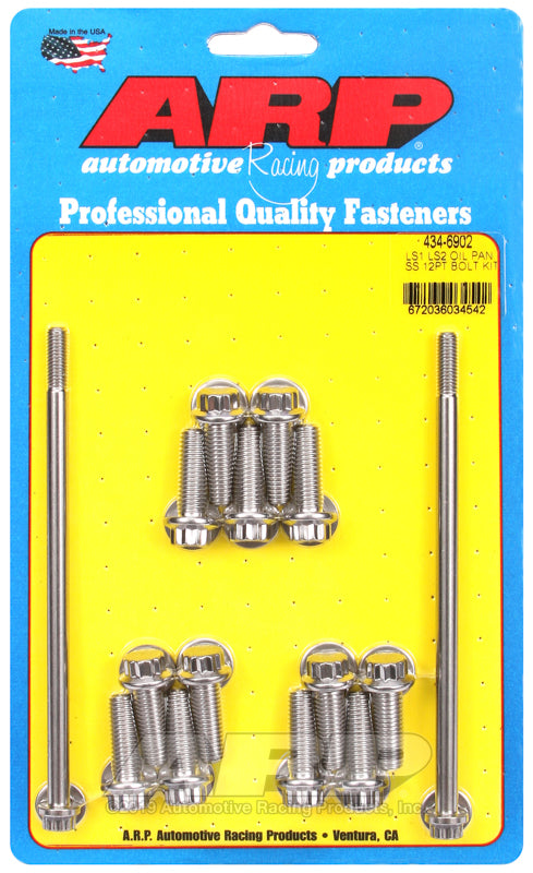 ARP LS1 LS2 SS 12pt oil pan bolt kit
