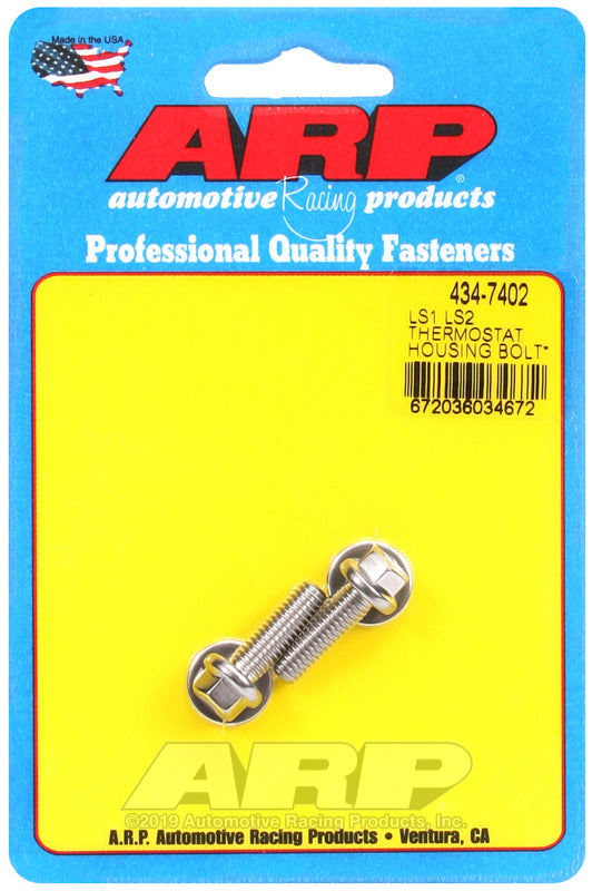 ARP LS1 LS2 SS hex thermostat housing bolt kit