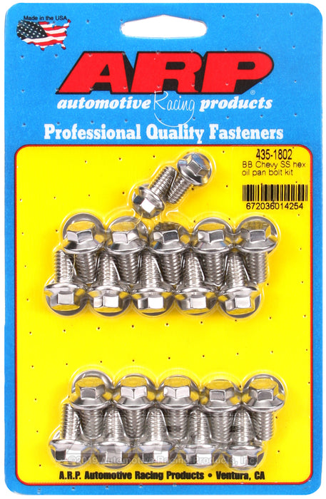ARP BB Chevy SS hex oil pan bolt kit