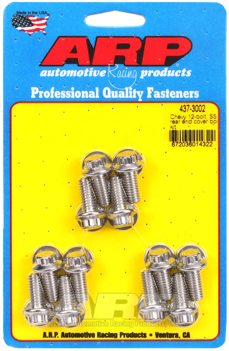 ARP Chevy 12-bolt, SS rear end cover bolt kit