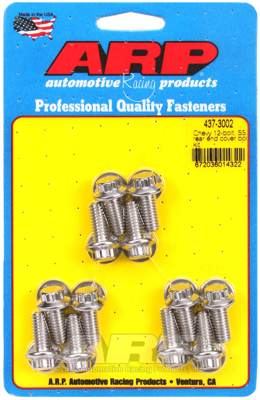 ARP Chevy 12-bolt, SS rear end cover bolt kit