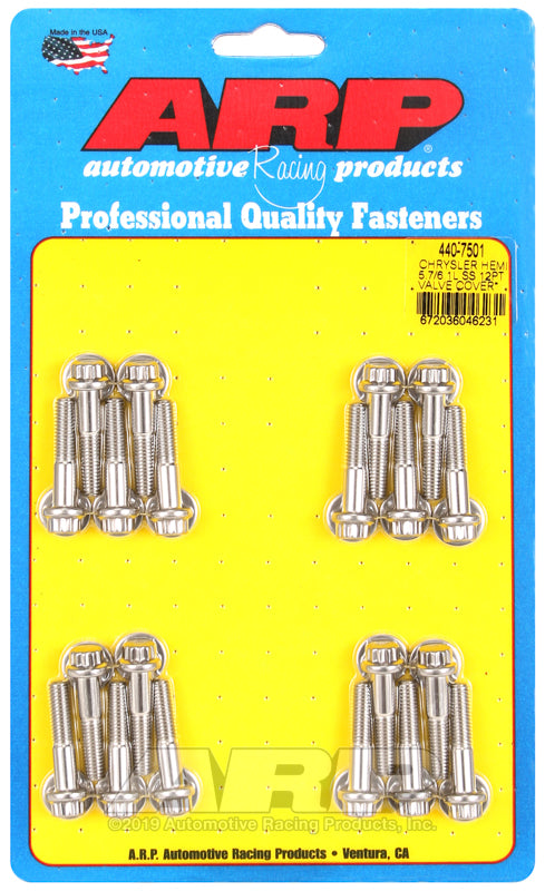 ARP Chrysler hemi 5.7/6.1L SS 12pt valve cover bolt kit