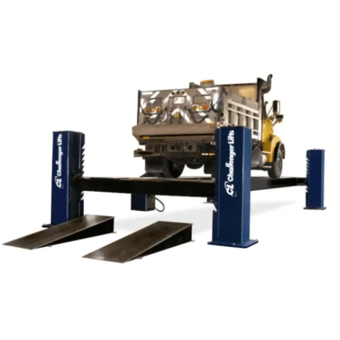 Challenger Car Lifts 44050 50,000 lb Heavy Duty 4 Post Chain-Driven Lift - Mechanic Super Store