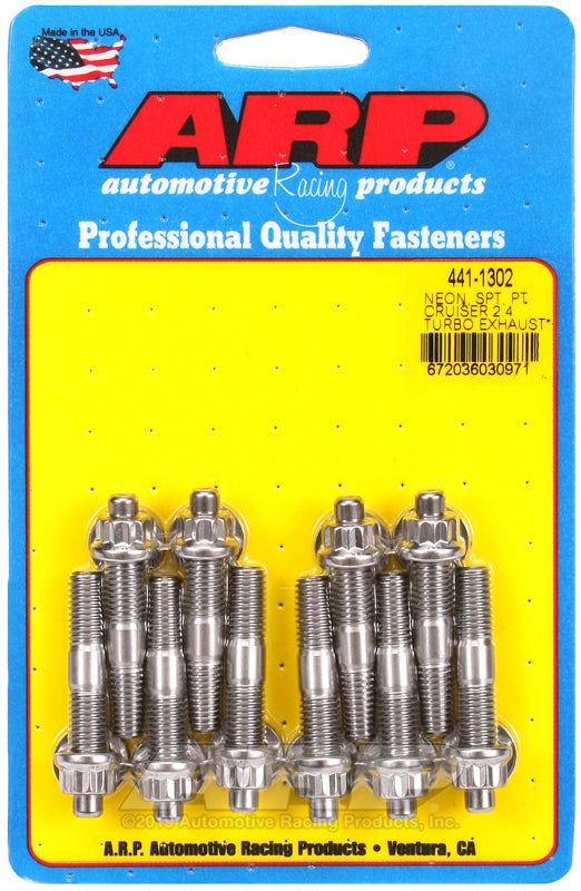 ARP Dodge Neon, '03 SRT & PT Cruiser exhaust stud kit