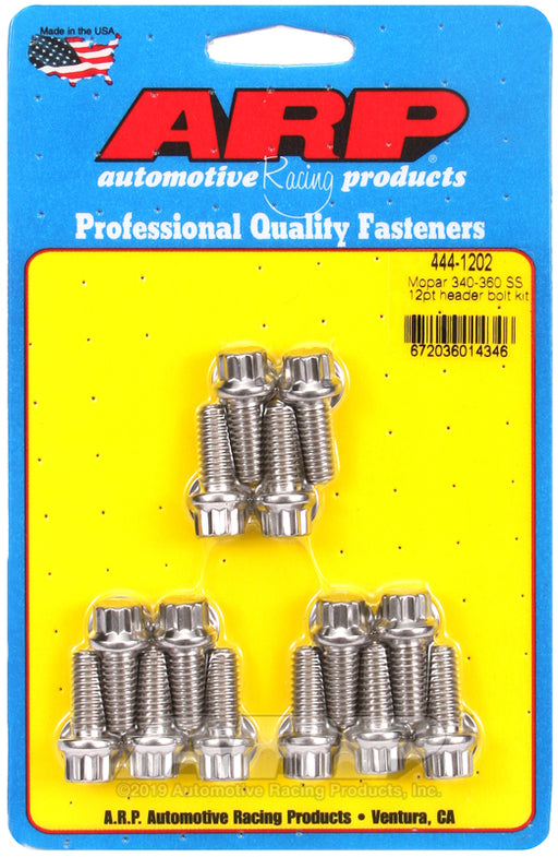 ARP Mopar 340-360 SS 12pt header bolt kit