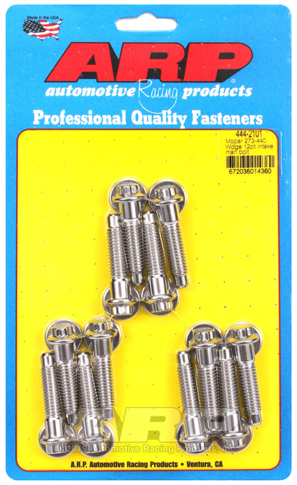 ARP Mopar 273-440 wedge 12pt intake manifold bolt kit