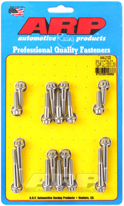 ARP SB Chrysler 5.7/6.1L Hemi 12pt aluminum intake manifold bolt kit