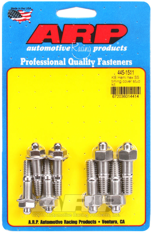ARP KB Hemi SS hex timing cover stud kit