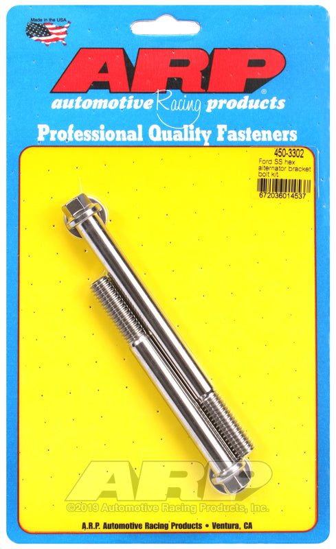 ARP Ford SS hex alternator bracket bolt kit
