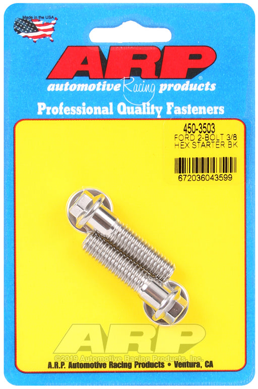 ARP Ford SS 2-bolt hex starter bolt kit