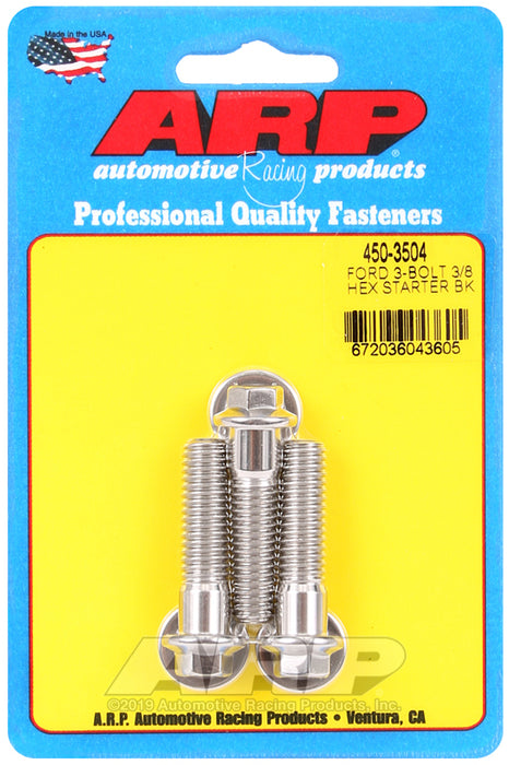 ARP Ford SS 3-bolt hex starter bolt kit