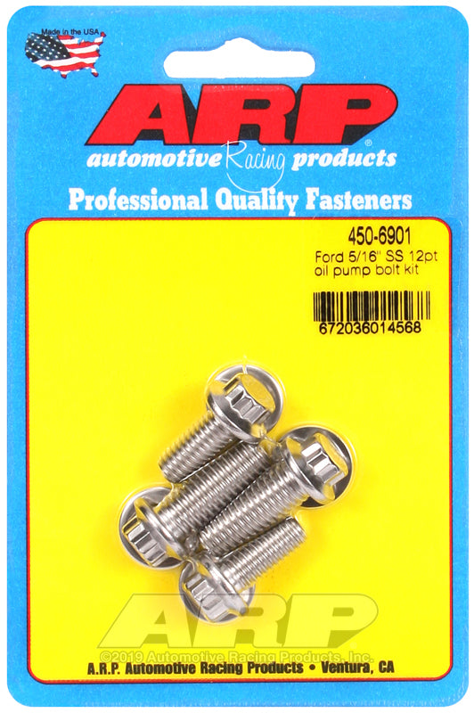 ARP Ford SS 5/16" 12pt oil pump bolt kit