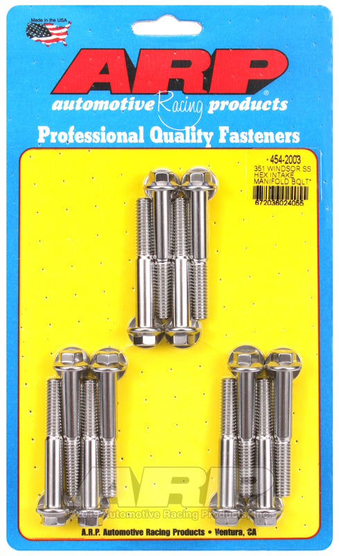 ARP Ford 351W SS hex intake manifold bolt kit