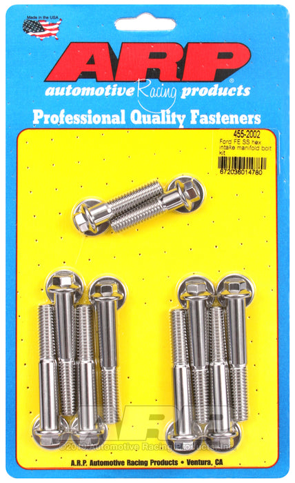 ARP Ford FE SS hex intake manifold bolt kit